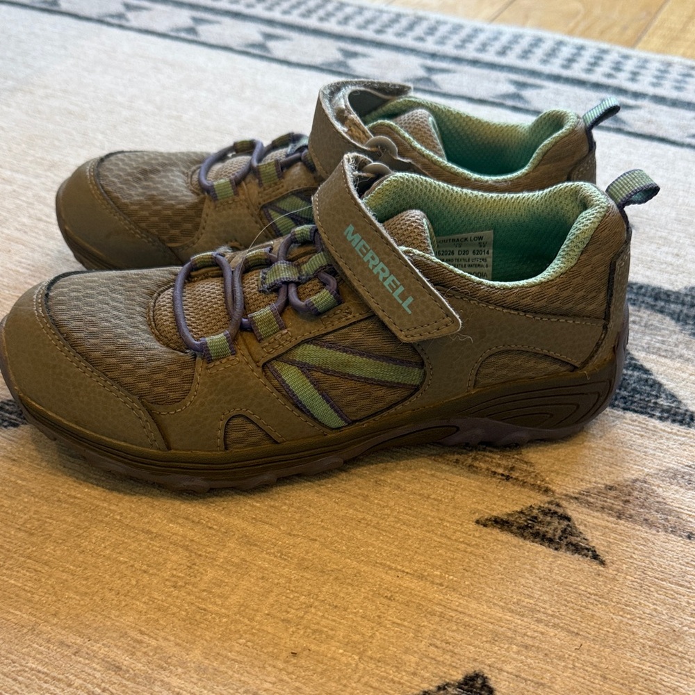 Merrell Kids' Olive and Lavender Sneakers